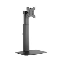 Brateck Single Free Standing Screen Pneumatic Vertical Lift Monitor Stand Fit Most 17'-32' Flat and Curved Monitors Up to 7 kg VESA 75x75/100x100