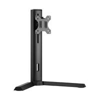Brateck Single Free Standing Screen Classic Pro Gaming Monitor Stand Fit Most 17'-32' Monitor Up to 8kg/Screen--Black Color VESA 75x75/100x100