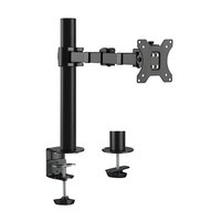 Brateck Single Monitor Affordable Steel Articulating Monitor Arm Fit Most 17'-32' Monitor Up to 9kg per screen VESA 75x75/100x100