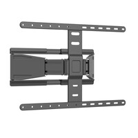 Brateck LPA79-464 ULTRA-SLIM FULL-MOTION TV WALL MOUNT For most 43'-90' TVs (Black) (LS)