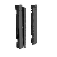 Brateck LVW06 Video Wall Mount Arm in Pair, Lload Capacity of 70kg/154lbs and allows VESA 200x200, 400x200, 300x300, 400x400,  Max 1000x400 Black (LS)