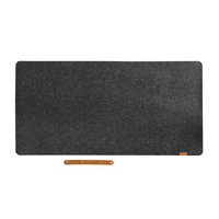 Brateck MP07-12-G Large Felt Mouse Pad Dark Grey (LS)