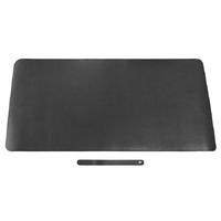 Brateck MP07-5-B Large PVC Leather Mouse Pad Black(LS)