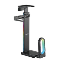 mbeat® activiva RGB Ultra-Wide Adjustable Wall & Under-Desk Gaming PC Mount Heavy-Duty Weight Capacity 20kg