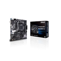 ASUS PRIME A520M-K N Micro ATX AMD Ryzen AM4 Motherboard with M.2 support, 1 Gb Ethernet, HDMI/D-Sub, SATA 6 Gbps, USB 3.2 Gen 1 Type-A