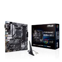 ASUS AMD B550 PRIME B550M-A WIFI II (WI-FI) (Ryzen AM4) Micro ATX motherboard,dual M.2, PCIe 4.0, Wi-Fi 6, 1 Gb Ethernet, HDMI, DVI-D, D-Sub, SATA 6 G