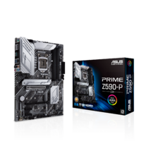 ASUS PRIME Z590-P/CSM Intel Z590 (LGA 1200) ATX motherboard PCIe 4.0 3xM.2 11 DrMOS Power Stages, HDMI, DP, SATA, 2.5 Gb Ethernet, USB 3.2 USB-C, RGB