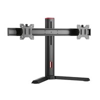 Brateck Dual Screen Classic Pro Gaming Monitor Stand Fit Most 17'- 27' Monitors, Up to 7kg per Screen-Red Colour (LS)