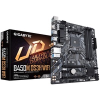 Gigabyte B450M DS3H WIFI  PCIe Gen3 x4 M.2, RGB FUSION 2.0, Intel® Dual Band 802.11ac WIFI