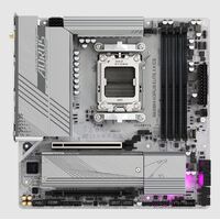 Gigabyte B650M AORUS ELITE AX ICE AMD B650 AM5 ATX Motherboard 4x DDR5~192GB,3x PCIe x16, 3x M.2, 4x SATA 6, 2x USB 3.2, 1x USB-C, 2x USB 2.0