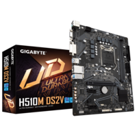 Gigabyte H510M DS2V Intel Micro ATX Motherboard, 2x DDR4 ~64GB, 1x PCI-E x16, 2x PCI-E x1, 1x M.2, 4x SATAIII, 2x USB 3.2, 4x USB 2.0