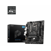 MSI B560M PRO Intel mATX Motherboard, 2x DDR4 ~64GB, 1x PCI-E x16, 2x PCI-E x1, 1x M.2, 6x SATAIII, 4x USB 3.2, 2x USB 2.0