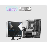 MSI PRO B860M-A WIFI, INTEL B860, 4x DDR5 256GB, 1x HDMI, 4x PCI-E x16 slot, 3x M.2, 4x SATA, 6x USB 2.0, Intel® Wi-Fi 7