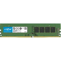 Crucial 8GB (1x8GB) DDR4 UDIMM 3200MHz CL22 1.2V Unbuffered Desktop PC Memory RAM