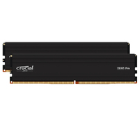 Crucial Pro 32GB (2x16GB) DDR5 UDIMM 5600MHz CL46 Black Heat Spreader Support Intel XMP AMD EXPO for Desktop PC Gaming Memory