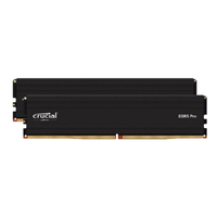 Crucial Pro 48GB (2x24GB) DDR5 UDIMM 5600MHz CL46 Black Heat Spreader Support Intel XMP AMD Ryzen for Desktop PC Gaming Memory
