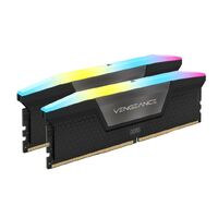 Corsair Vengeance RGB 32GB (2x16GB) DDR5 UDIMM 5600MHz C36 1.25V Desktop Gaming Memory Black Optimized for AMD Expo Ryzen 7000 Series