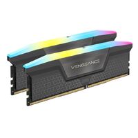 Corsair Vengeance RGB 64GB (2x32GB) DDR5 UDIMM 6400MHz C32 1.35V Desktop Gaming Memory Black