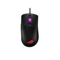ASUS P509 ROG KERIS FPS Gaming Mouse, Lightweight, Black, 16,000 DPI, PBT Polymer L/R, Piush Fit Socket, Omni Mouse Feet, Paracord, Aura Sync RGB