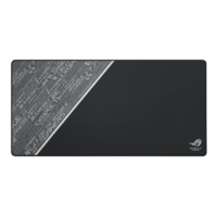 ASUS ROG SHEATH BLACK Extra Large  Gaming Mousepad For Smooth Gliding, 990x440mm, Gaming Optimised Cloth Surface, Non-Slip Rubber Base, Anti-Fray