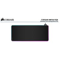 Corsair MM700 RGB POLARIS - ICUE, Dynamic Three Zone RGB, Low friction micro-texture surface for Ultimate Gaming Setup.930mm x 400mm x 4mm Mousemat