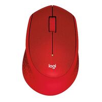 Logitech M331 SILENT PLUS Wireless Mouse Red DPI (Min/Max): 1000 - 1 Year Limited Hardware Warranty