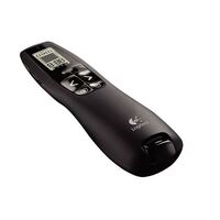 Logitech R800 Laser Presentation Remote LCD display  time tracking 30m Range, 2.4GHz Instuitive slideshow controls ~MILT-R700PRO