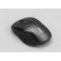 RAPOO M500 Multi-Mode, Silent, Bluetooth, 2.4Ghz, 3 device Wireless Optical Mouse - Simultaneously Connect up to 3 Devices, Windows Compatible