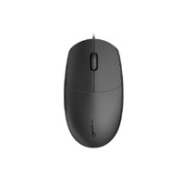 RAPOO N100 Wired USB Optical 1600DPI Mouse Black - No Driver Required/ Designed for Notebook Laptop Desktop PC ~ MOD - N1162