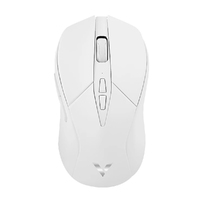 RAPOO V300SE 2.4GHz Wireless / Wired Gaming Mouse,  WHITE Optical 400-12000 DPI Ergonomics design 10 Programmable buttons