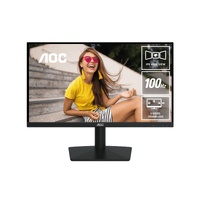 AOC 23.8' 120Hz IPS Monitor: 1080p IPS, 120Hz refresh, 1ms MPRT, 250 nits, 178° view, HDMI/VGA, sRGB 118%, tilt adjustable, VESA mountable