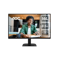AOC 27E40L,27' IPS,FHD 1920x1080@144Hz,4ms/0.5ms,300cd/m²,1500:1,HDMI+DP,178°,VESA100