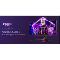 AOC 34' 3440x1440 170Hz Mini-LED, 1ms, HDR1000,  KVM, USB Hub, HDR1000,  8W Speakers, USB 3.2 Hub, VESA 100 PS5, Xbox X, Monitor