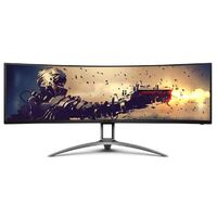 AOC 49' Curved 1800R, 5120X1440 DQHD, 32:9, Adaptive Sync, HDR 400,1ms, 165Hz ,3x HDMI,1x DP,USB-C , Speaker, HAS, KVM
