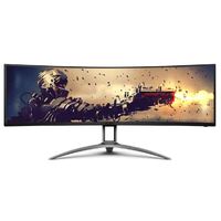 AOC 49' Curved 1800R, 5120X1440 DQHD, 32:9, Adaptive Sync, HDR 400,1ms, 165Hz ,3x HDMI,1x DP,USB-C , Speaker, HAS, KVM