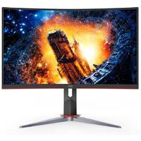 AOC 31.5' Curved 1ms 165Hz Full HD FreeSync Ultra Narrow Border Gaming Monitor - DP x 1, HDMI x 2, VGA x1. VESA100mm Low Blue