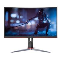 AOC 27' Super Curved 1000R, 2K QHD, VA,  Free-Sync Premium, 1ms, 165Hz, HDR10,  DP, HDMI, HAS, Flicker Free, Low Blue Mode, VESA