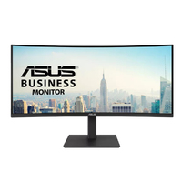 ASUS VA34VCPSN Docking Monitor 34 inch 3440 x 1440 1500R Curvature Frameless USB-C PD 65W RJ45 USB Hub Low Blue Light Flicker Free Ergonomic