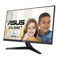 ASUS VY249HE 23.8' Eye Care Monitor Full HD, IPS, Eye Care+, Flicker Free, Blue Light Filter, HDMI, D-SUB, Antibacterial Treatment
