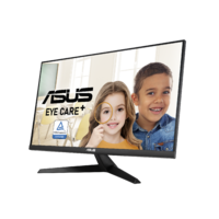 ASUS VY279HE 27' Eye Care Monitor  FHD (1920 x 1080), IPS, 75Hz, IPS, 1ms (MPRT), Antibacterial, FreeSync, Eye Care Plus Technology, Blue Light Filter