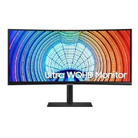Samsung 34' ViewFinity S65U WQHD Ultra 3440x1440 1000R 5ms VA Curved DP HDMI Headphone USB-C LAN HAS Tilt Swivel Pivot Business Monitor
