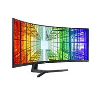 Samsung 49' Business Monitor Dual QHD 5K 5120x1440 QLED 32:9 1800R Curved Tilt Swivel Height Adjust DisplayHDR 400 1xUSB-C DP 2xHDMI LAN KVM HAS VESA
