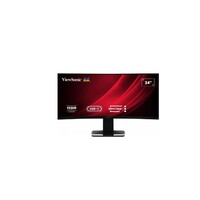Project - ViewSonic 34' Curved 3440x1440 Business Education USB-C Dock, 90w Charger,Ethernet, FreeSync, Spk, VDisplay, HAS, Supe