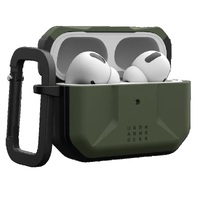 UAG Civilian Apple Airpods Pro (2nd Gen) Case - Olive Drab (104124117272), DROP+ Military Standard, Co-Mold Design, Weather-Resi