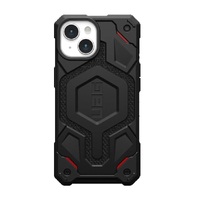 UAG Monarch Pro Kevlar Magsafe Apple iPhone 15(6.1') Case - Kevlar Black (114219113940), 25 ft. Drop Protection (7.6M),5 Layers of Protection