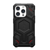 UAG Monarch Pro MagSafe Apple iPhone 15 Pro (6.1') Case - Kevlar Black (114221113940), 25 ft. Drop Protection(7.6M),5 Layers of Protection,10 Yr. WTY.