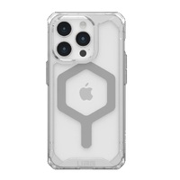 UAG Plyo MagSafe Apple iPhone 15 Pro (6.1') Case - Ice/Silver (114286114333),16 ft. Drop Protection (4.8M), Armored Shell, Air -Soft Corners