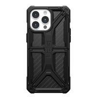 UAG Monarch Apple iPhone 15 Pro Max (6.7') Case -Carbon Fiber(114298114242),20 ft. Drop Protection(6M),5 Layers of Protection,Tactical Grip