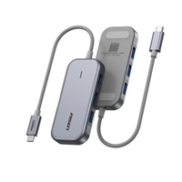 PISEN USB-C to 11- in-1 Multi-functional Docking Station HUB -2x USB-A 3.0, 2x USB-A 2.0, 1x USB-C 100W,1x VGA,1x HDMI,1x 3.5mm,1x RJ-45,1x TF & 1x SD