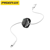 PISEN 2-In-1 Apple Watch Charger and iPhone Lightning Cable (1M) - Cable Supports 2.4A, Fast Charge but not Hot, Intelligent, Durable
